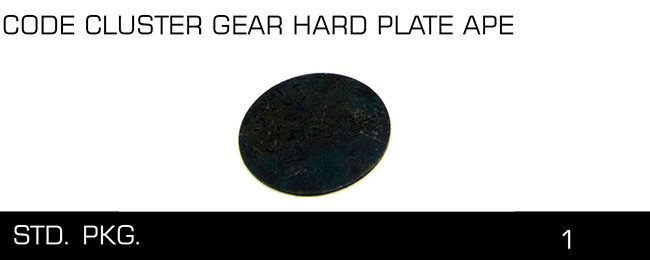 CODE CLUSTER GEAR HARD PLATE APE